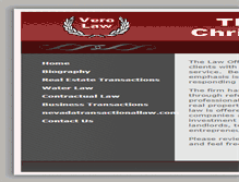 Tablet Screenshot of chrisverolaw.com